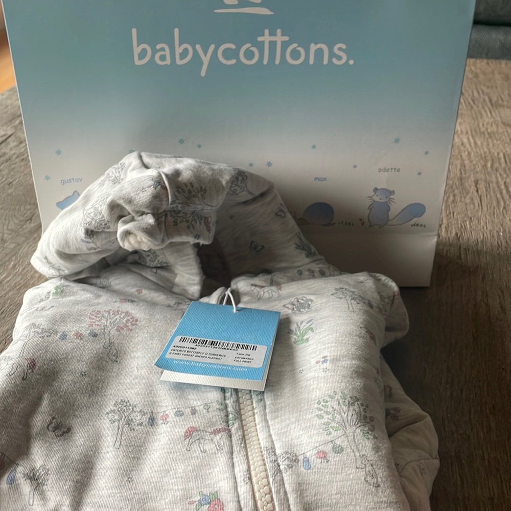 Luxury Brand, Baby Cottons, NWT Playsuit/Bodysuit